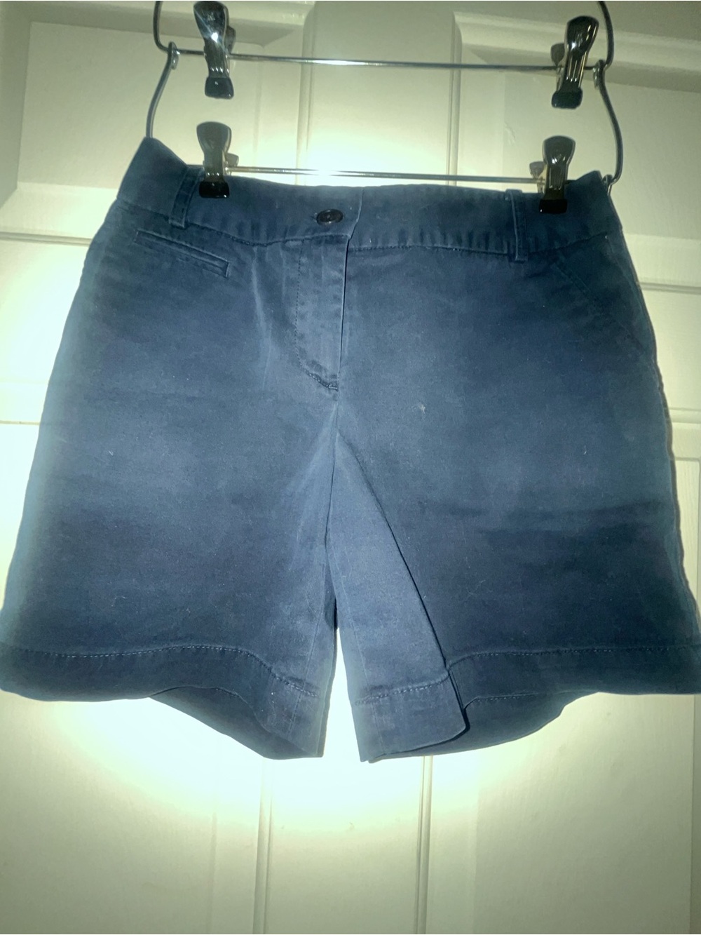 Talbots Navy Chino Bermuda Shorts